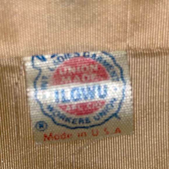 VINTAGE 100% CASHMERE COAT CREAM/TAN - Picture 16 of 16